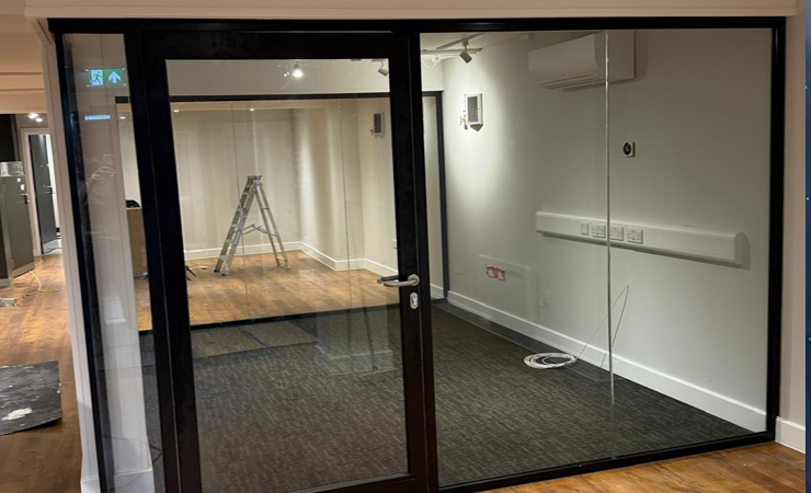 Glass Office Partition Project